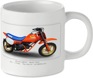 Honda QR50 Motorbike Motorcycle Tea Coffee Mug Ideal Biker Gift Printed UK