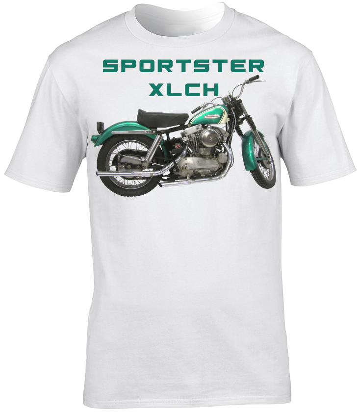 Harley Davidson Sportster XLCH Motorbike Motorcycle - T-Shirt