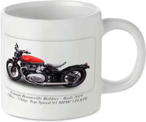 Triumph Bonneville Bobber Motorbike Tea Coffee Mug Ideal Biker Gift Printed UK