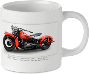 Harley Davidson Knucklehead EL Motorbike Motorcycle Tea Coffee Mug Ideal Biker Gift Printed UK