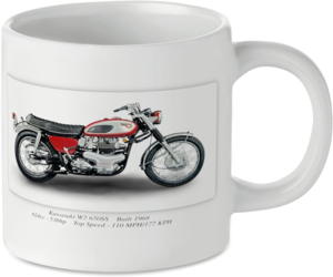 Kawasaki W2 650SS Motorbike Motorcycle Tea Coffee Mug Ideal Biker Gift Printed UK