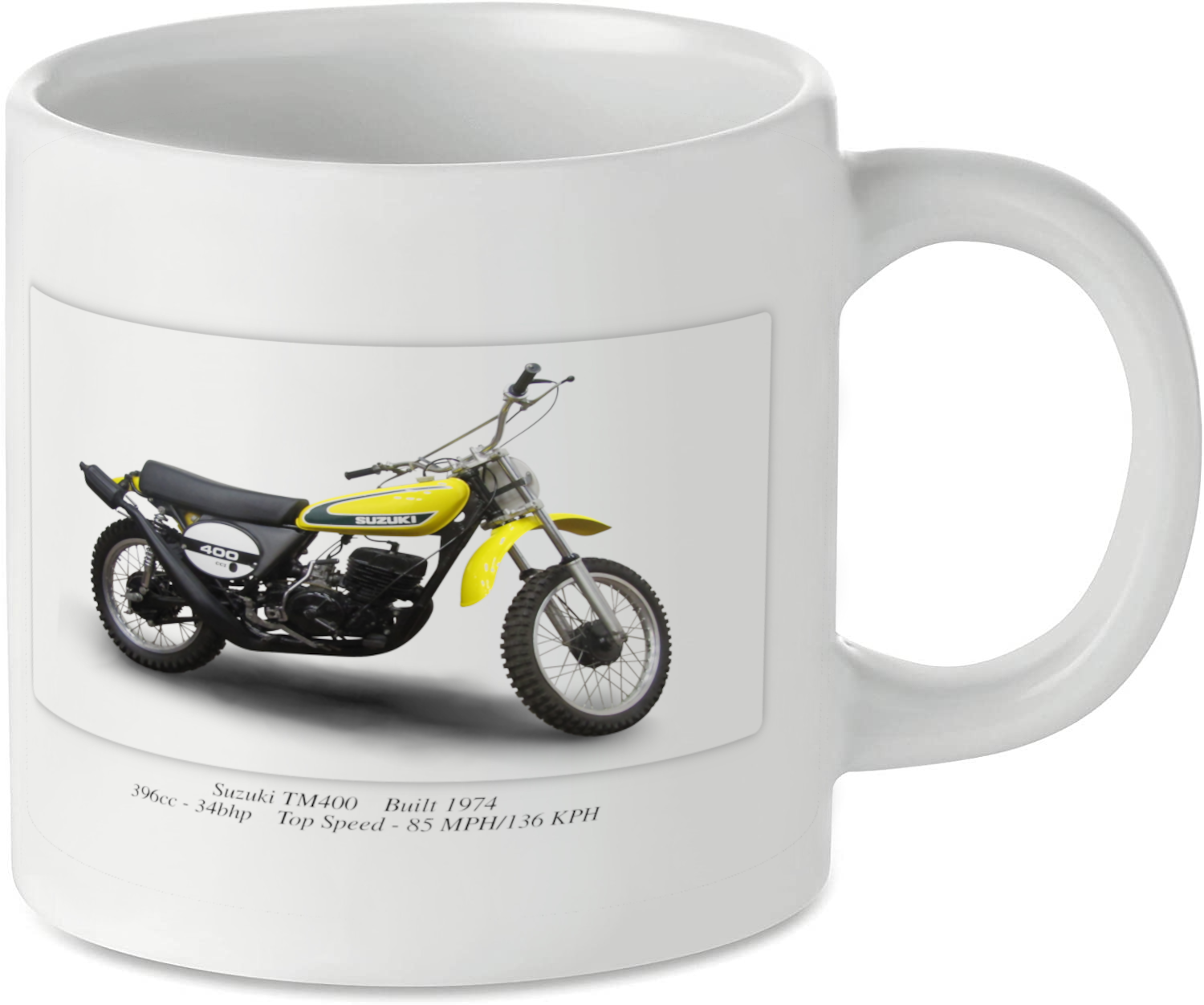 Suzuki TM400 Motorbike Motorcycle Tea Coffee Mug Ideal Biker Gift Printed UK