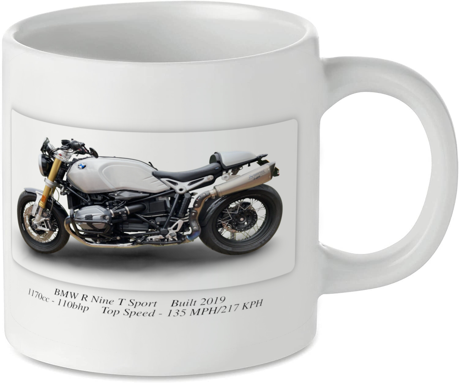 BMW R Nine T Sport Motorbike Motorcycle Tea Coffee Mug Ideal Biker Gift Printed UK