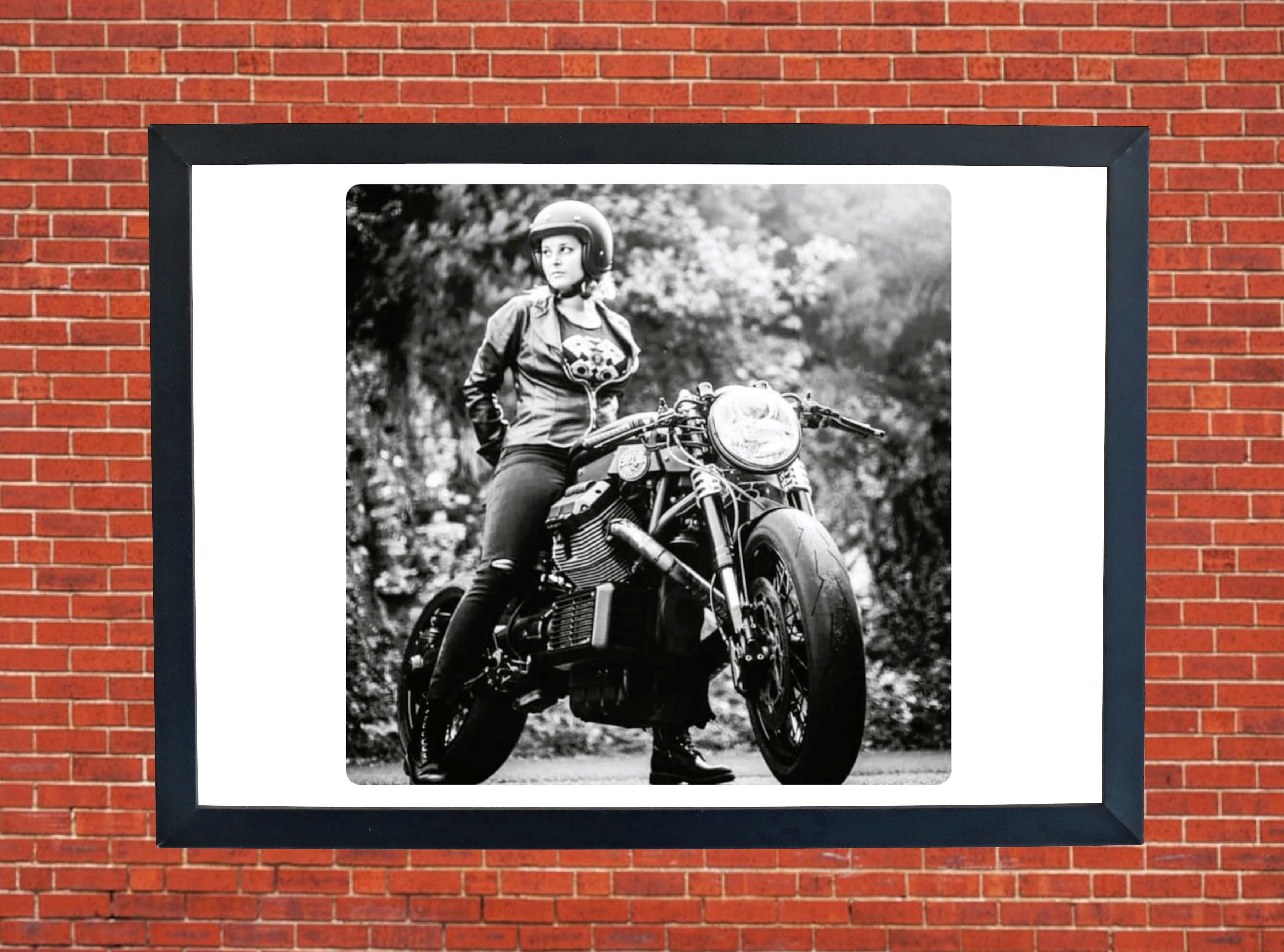 Moto Guzzi Biker Motorbike Motorcycle A3/A4 Size Print Poster Photographic Paper Wall Art