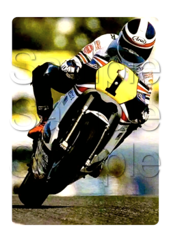 Eddie Spencer - Motorcycle Legend Motorbike Motorcycle - A3/A4 Size Print Poster