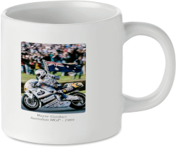 Wayne Gardner Australian MGP Motorcycle Motorbike Tea Coffee Mug Ideal Biker Gift Printed UK