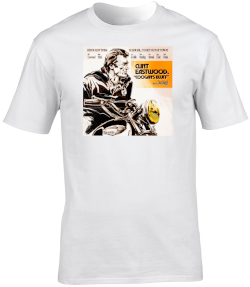 Clint Eastwood - Coogan’s Bluff - Triumph Motorbike Motorcycle - T-Shirt