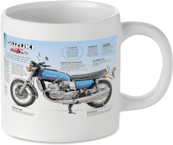 Suzuki GT750 Motorbike Motorcycle Tea Coffee Mug Ideal Biker Gift Printed UK