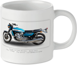 Suzuki GT750J Kettle Motorbike Tea Coffee Mug Ideal Biker Gift Printed UK