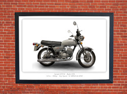 Suzuki GT250 Motorcycle - A3/A4 Size Print Poster