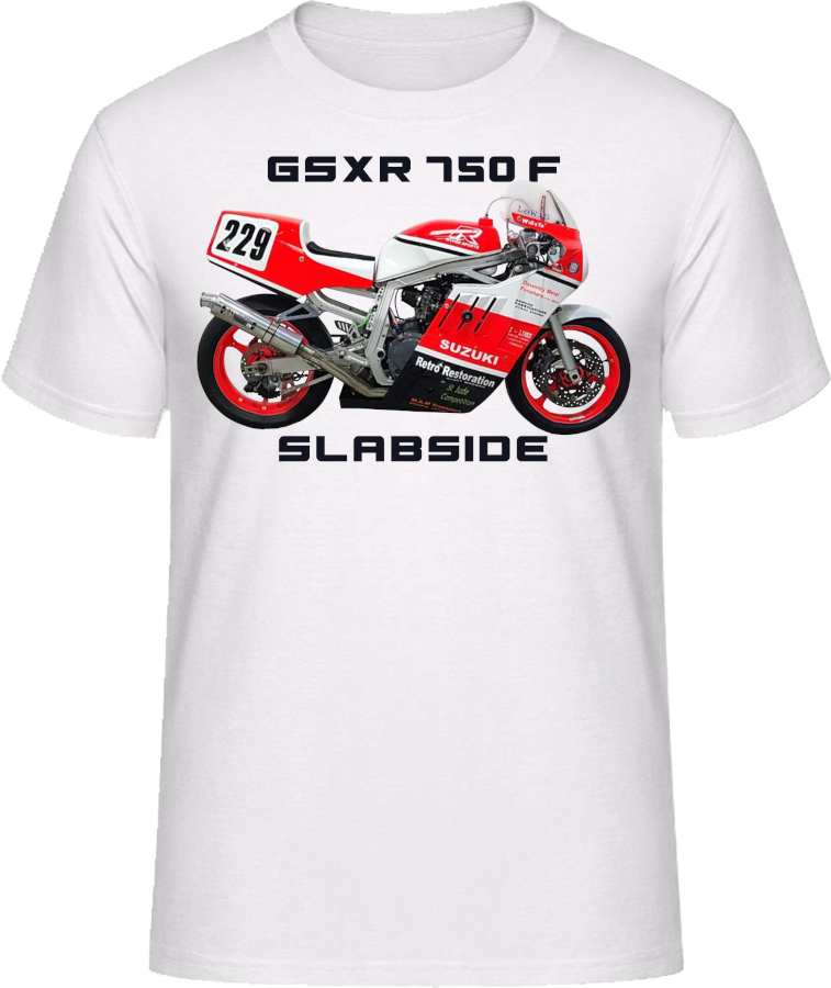 Suzuki GSXR 750 F Slabside Motorbike Motorcycle - Shirt