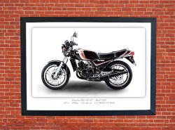 Yamaha RD 350 LC Motorbike Motorcycle - A3/A4 Size Print Poster