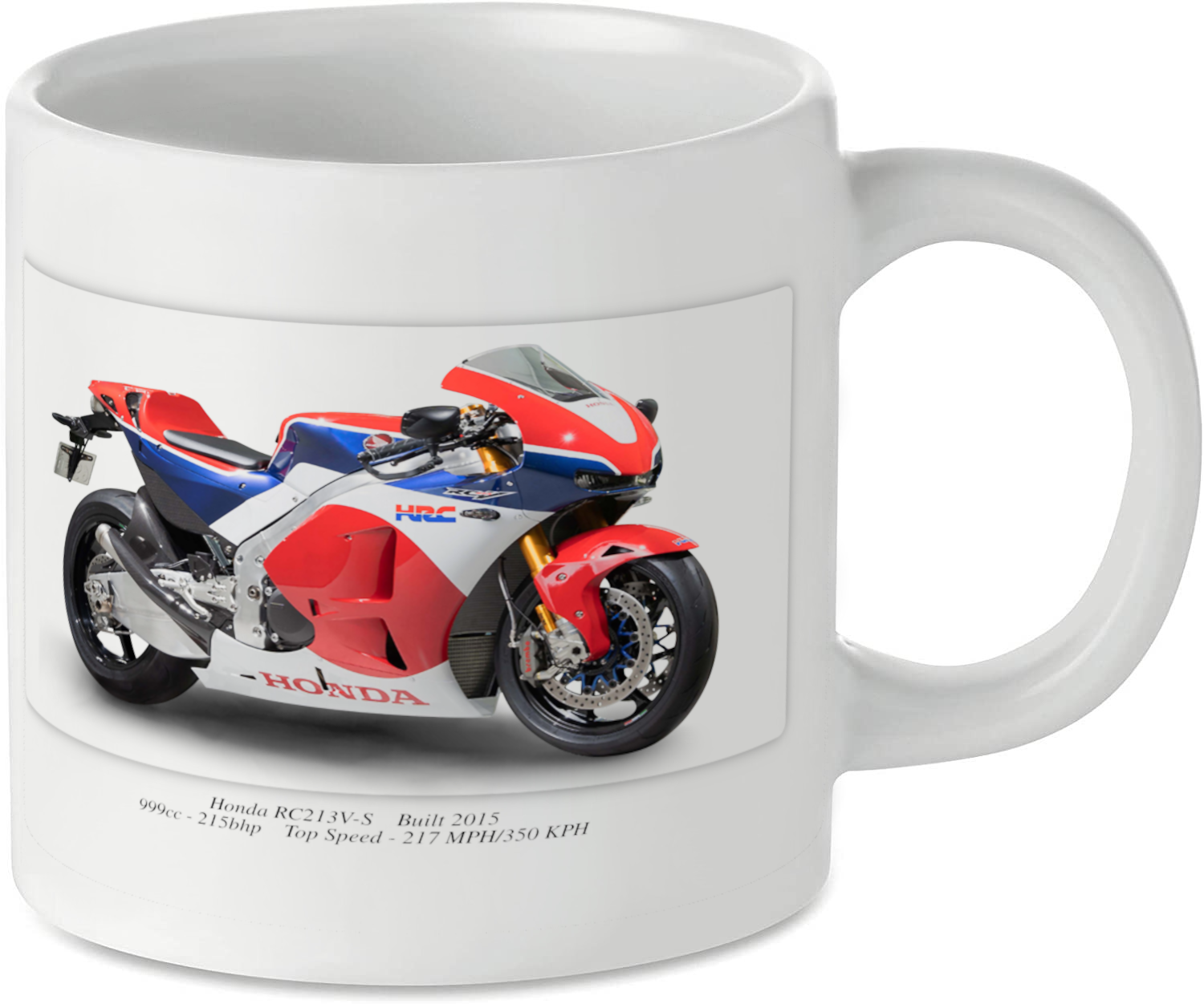 Honda RC213V-S Motorcycle Motorbike Tea Coffee Mug Ideal Biker Gift Printed UK