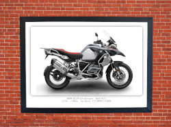 BMW R1250 GS Adventure Motorbike Motorcycle - A3/A4 Size Print Poster