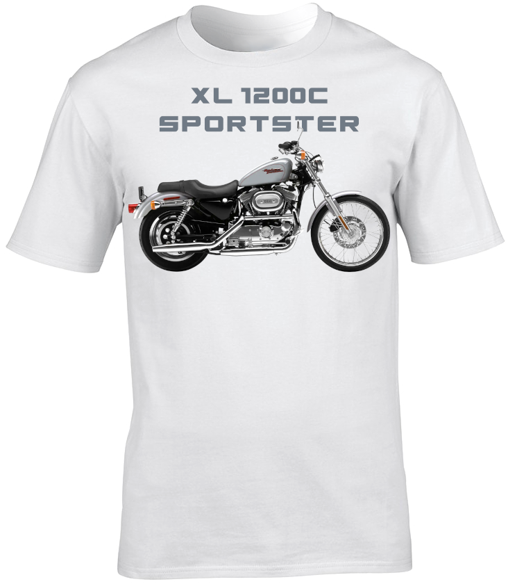 Harley Davidson XL 1200C Sportster Motorbike Motorcycle - T-Shirt