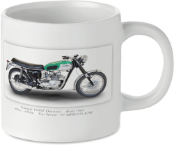 Triumph T100T Daytona Motorbike Tea Coffee Mug Ideal Biker Gift Printed UK