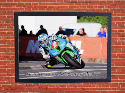 Dean Harrison 2019 Isle of Man TT Motorbike Motorcycle - A3/A4 Size Print Poster