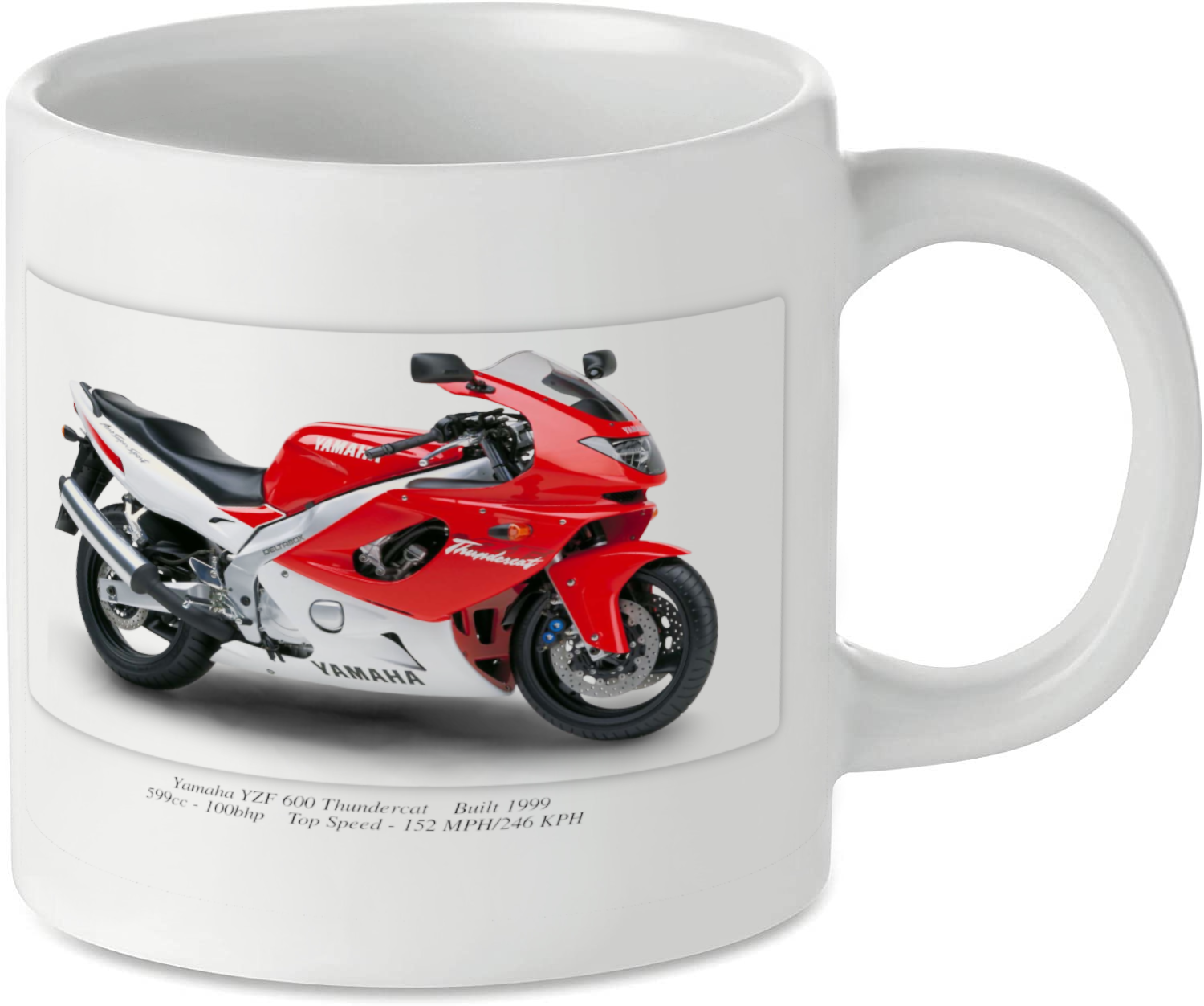 Yamaha YZF 600 Thundercat Motorbike Tea Coffee Mug Ideal Biker Gift Printed UK