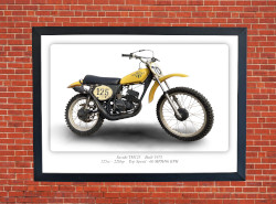 Suzuki TM125 Motorbike Motorcycle - A3/A4 Size Print Poster