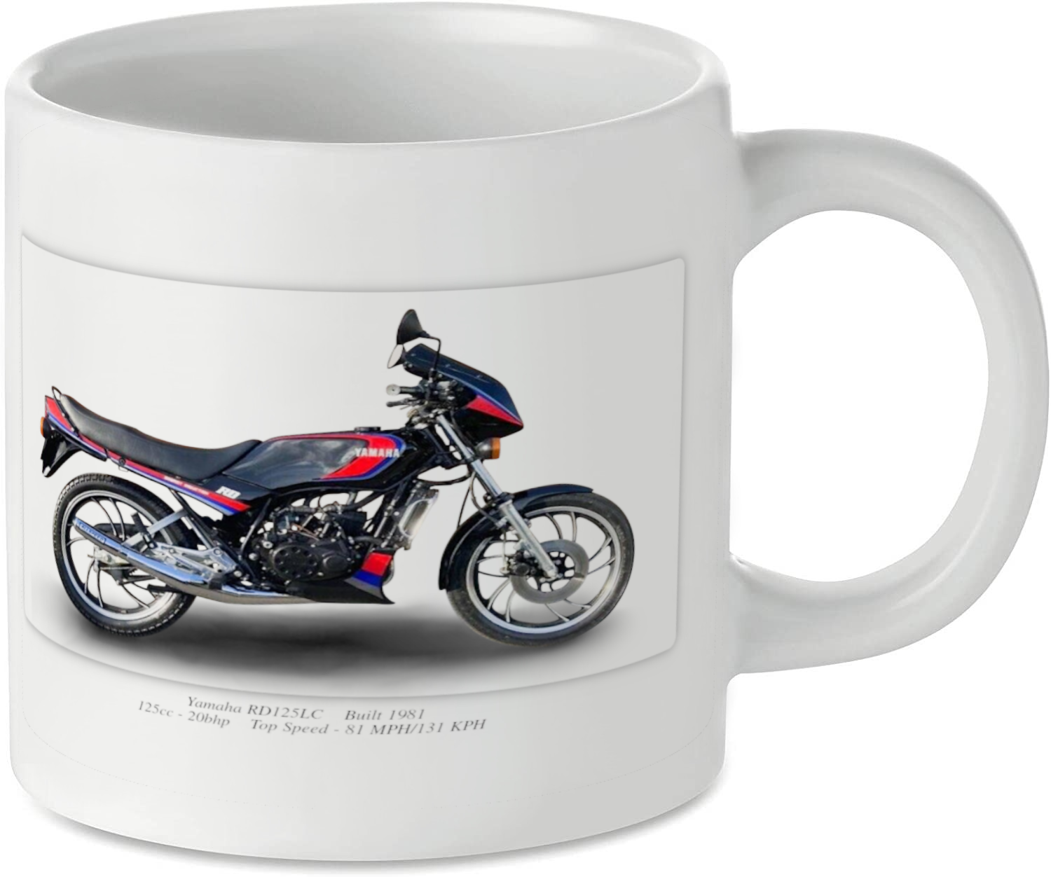 Yamaha RD125LC Motorbike Motorcycle Tea Coffee Mug Ideal Biker Gift Printed UK