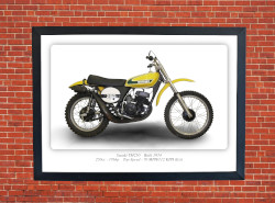 Suzuki TM250 Motorbike Motorcycle - A3/A4 Size Print Poster