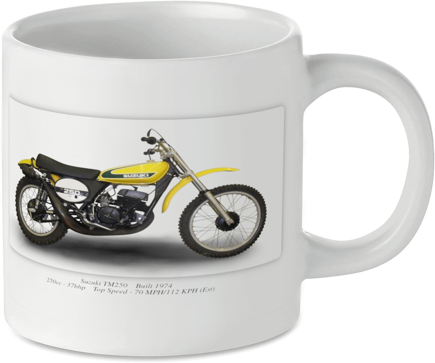 Suzuki TM250 Motorbike Motorcycle Tea Coffee Mug Ideal Biker Gift Printed UK