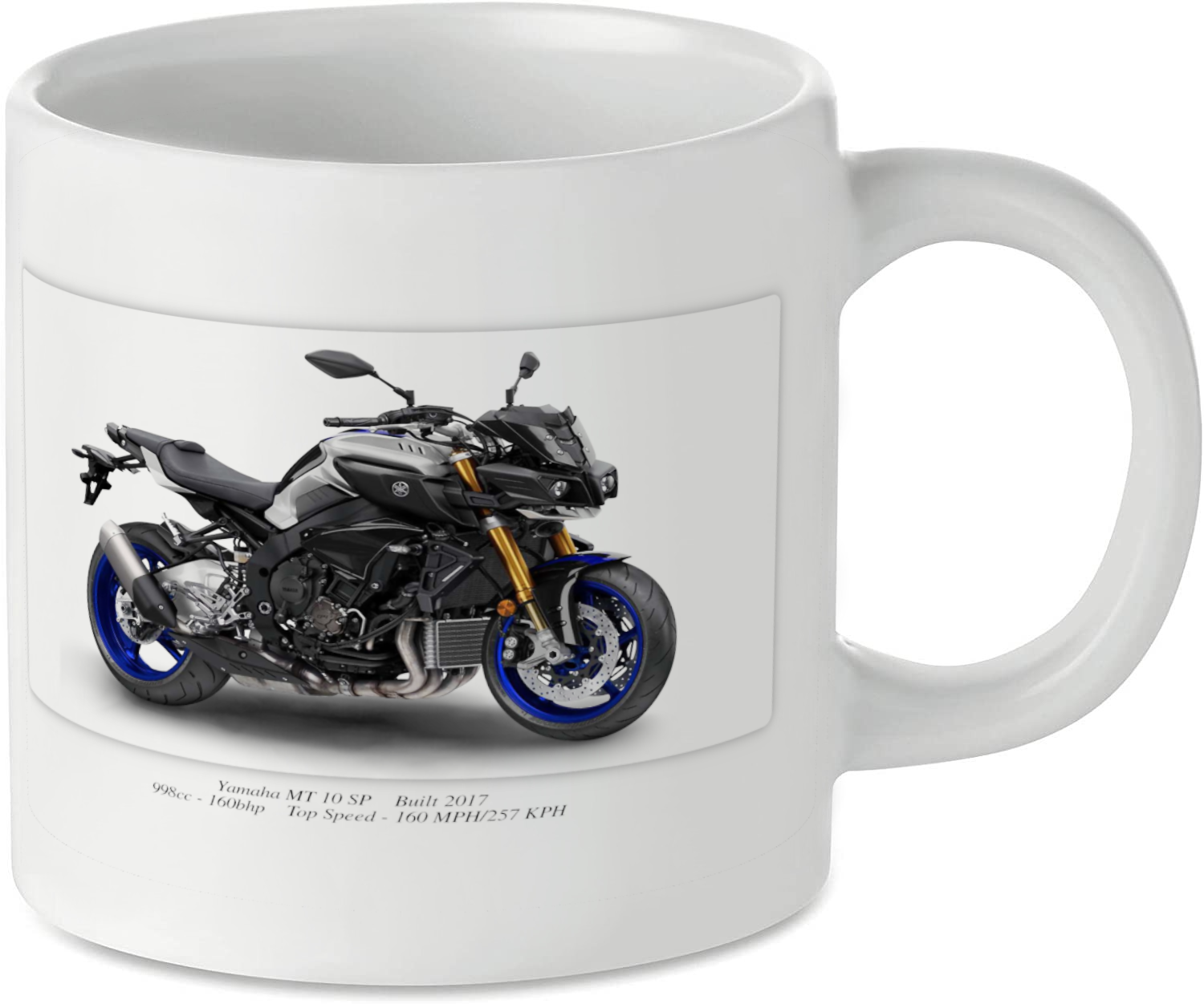 Yamaha MT 10 SP Motorbike Motorcycle Tea Coffee Mug Ideal Biker Gift Printed UK