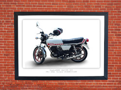 Yamaha RD400 Motorcycle - A3/A4 Size Print Poster