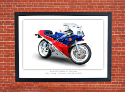 Honda VFR 750R RC30 Motorbike Motorcycle - A3/A4 Size Print Poster