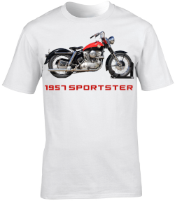 Harley Davidson Sportster 1957 Motorbike Motorcycle - T-Shirt
