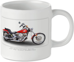 Harley Davidson FXST Softail 1984 Motorcycle Motorbike Tea Coffee Mug Ideal Biker Gift Printed UK
