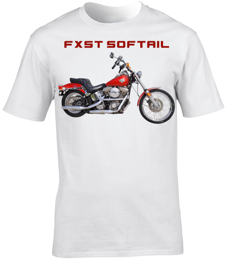 Harley Davidson FXST Softail 1984 Motorbike Motorcycle - T-Shirt