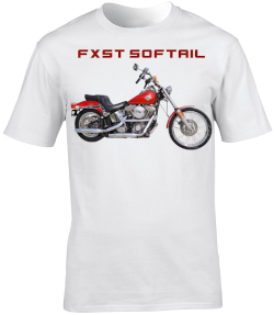 Harley Davidson FXST Softail 1984 Motorbike Motorcycle - T-Shirt
