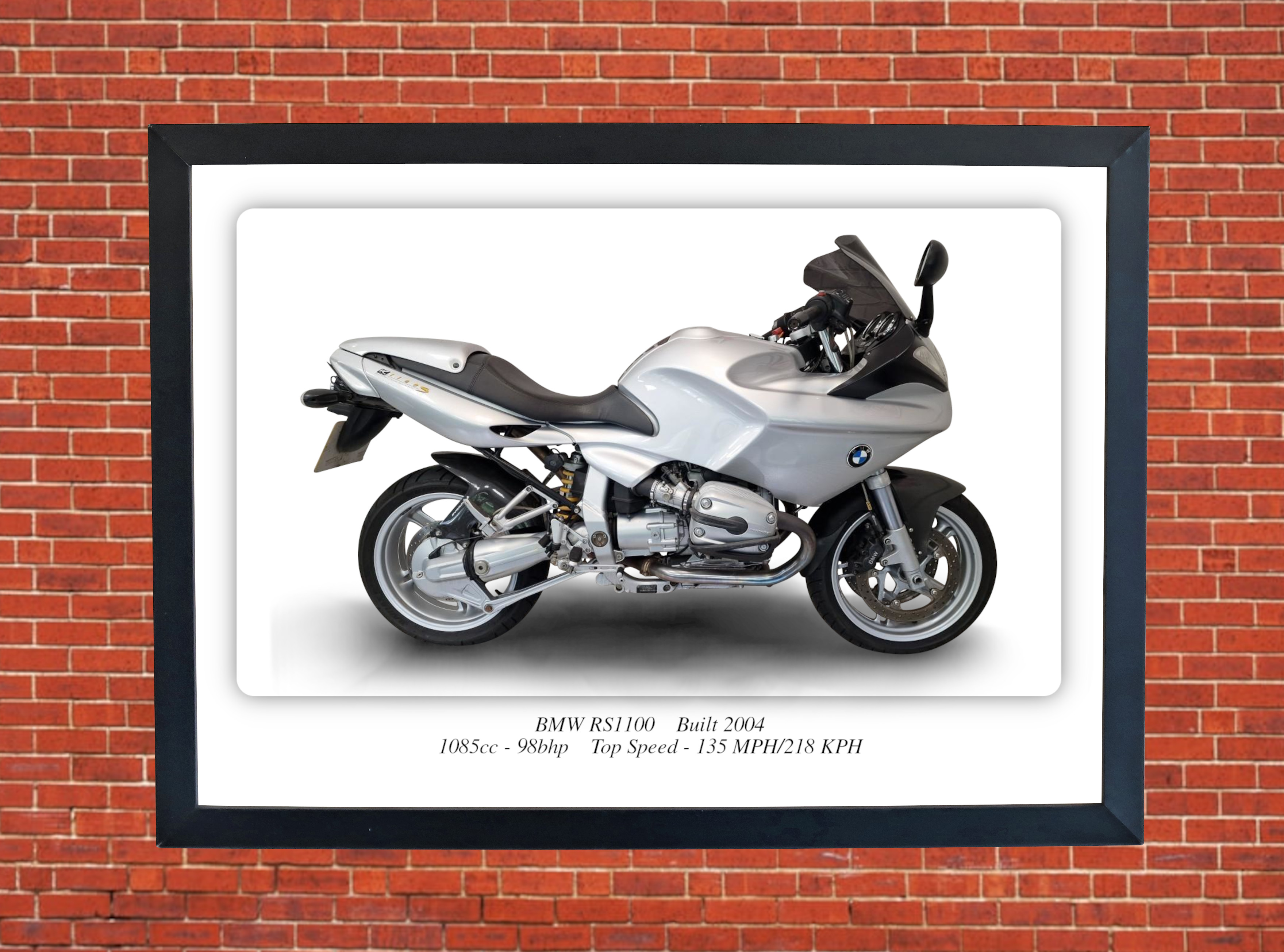 BMW RS1100 Motorbike Motorcycle - A3/A4 Size Print Poster