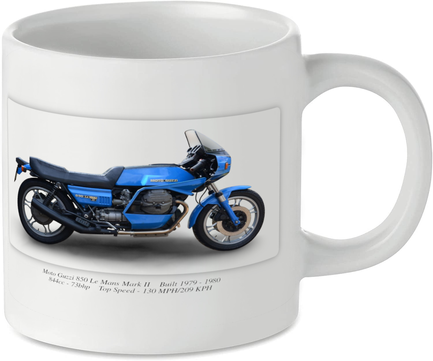 Moto Guzzi 850 Le Mans Mark II Motorbike Motorcycle Tea Coffee Mug Ideal Biker Gift Printed UK