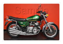 Benelli 750 Six Sei Motorcycle A3/A4 Size Print Poster on Photographic Paper