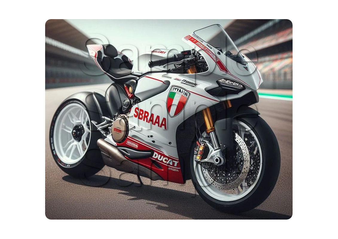 Ducati Panigale Motorcycle A3/A4 Size Print Poster on Photographic Paper