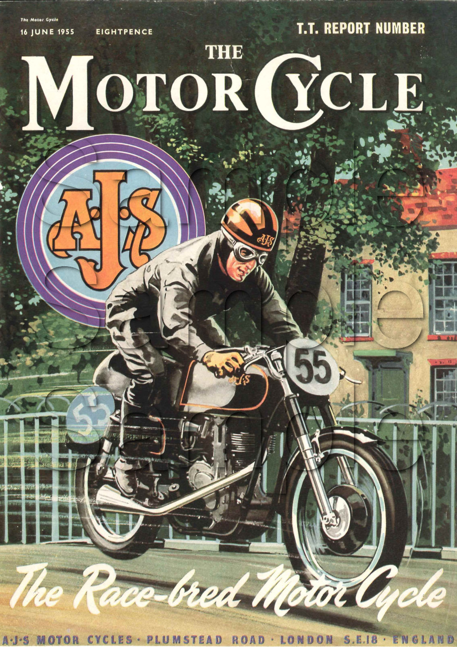 AJS The Motorcycle Vintage Motorbike Motorcycle A3/A4 Promotional Poster