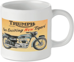 Triumph Tiger Motorcycle Motorbike Tea Coffee Mug Ideal Biker Gift Printed UK
