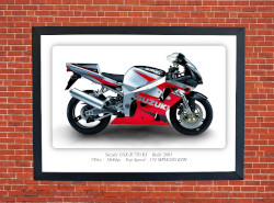 Suzuki GSX-R 750 KI Motorbike Motorcycle - A3/A4 Size Print Poster