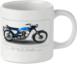 BSA Starfire 250 Motorcycle Motorbike Tea Coffee Mug Ideal Biker Gift Printed UK