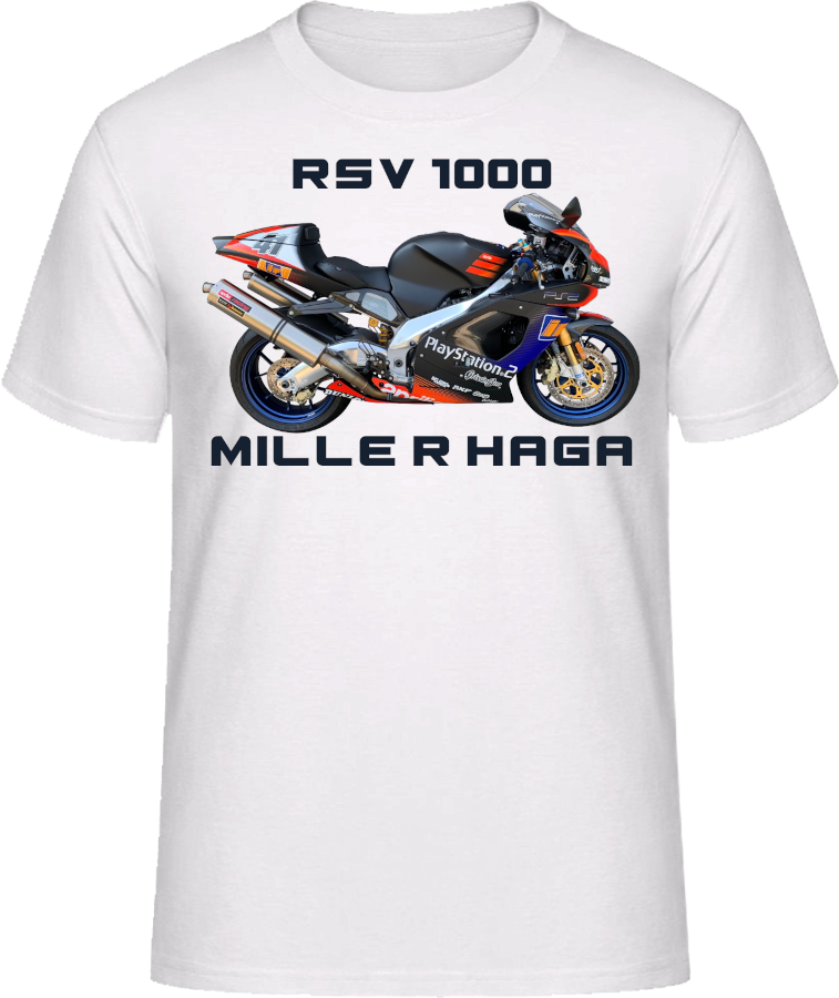 Aprilia RSV 1000 Mille R Haga Motorbike Motorcycle - Shirt