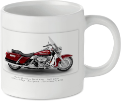 Harley Davidson Road King Motorcycle Motorbike Tea Coffee Mug Ideal Biker Gift Printed UK