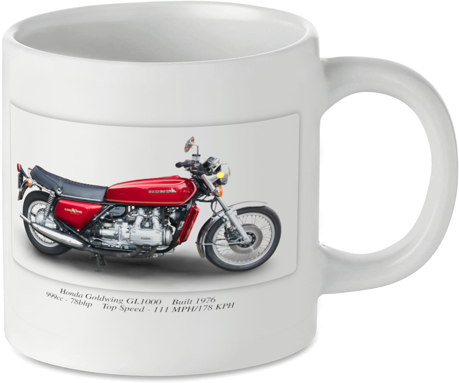 Honda Goldwing GL1000 Motorcycle Motorbike Tea Coffee Mug Ideal Biker Gift Printed UK