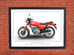 Benelli 304 Motorbike Motorcycle A3/A4 Size Print Poster on Photographic Paper