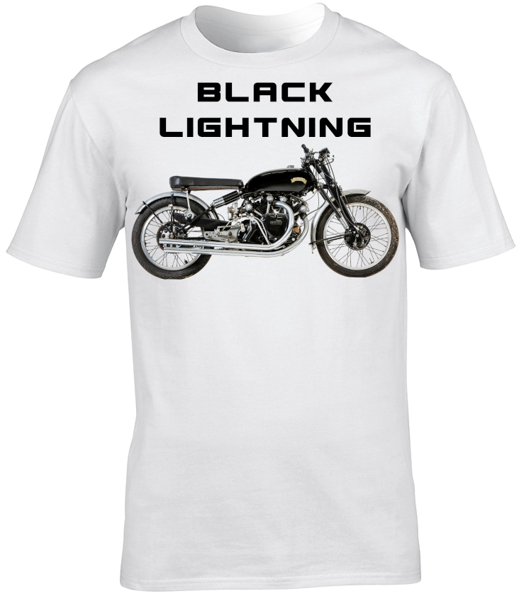 Vincent Black Lightning Motorbike Motorcycle - T-Shirt