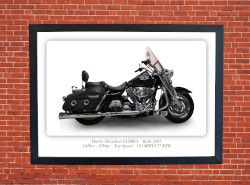 Harley Davidson FLHRCI Motorbike Motorcycle - A3/A4 Size Print Poster