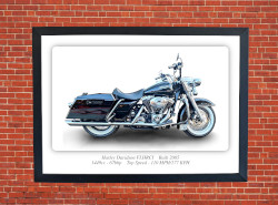 Harley Davidson FLHRCI Motorbike Motorcycle - A3/A4 Size Print Poster