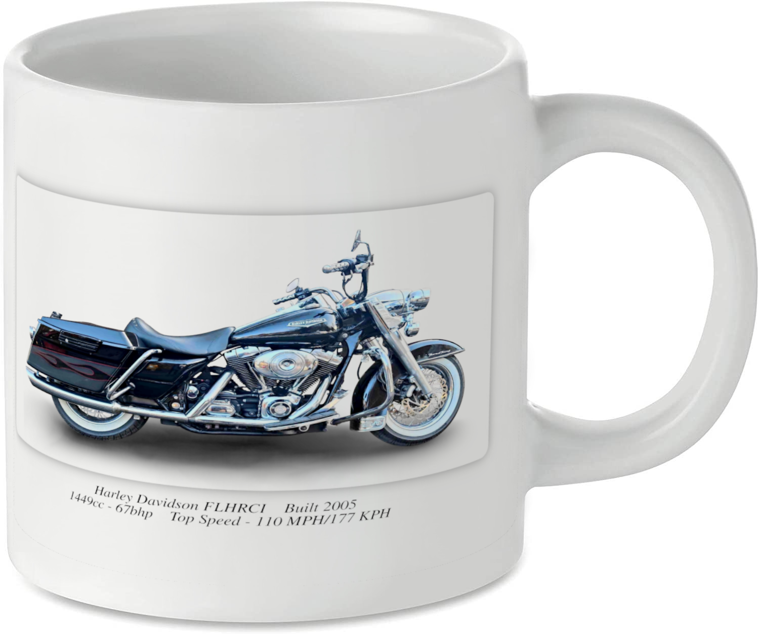 Harley Davidson FLHRCI Motorcycle Motorbike Tea Coffee Mug Ideal Biker Gift Printed UK