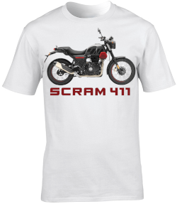 Royal Enfield Scram 411 Motorbike Motorcycle - T-Shirt